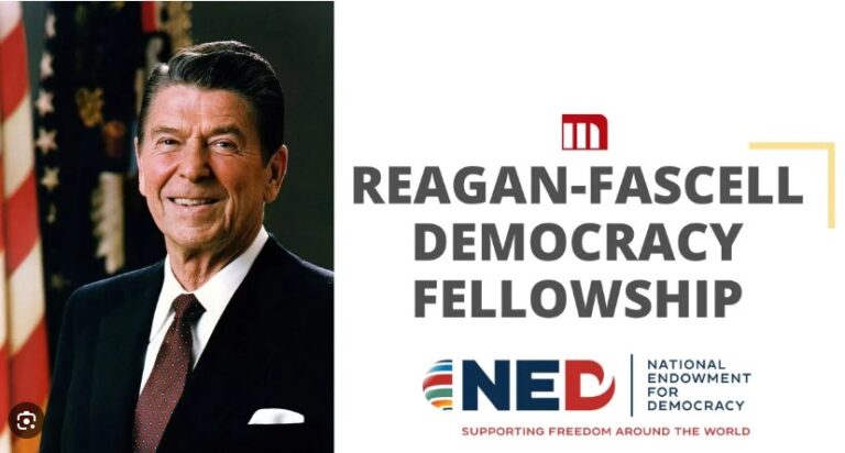 Reagan-Fascell Democracy Fellowship (NED) — Fully Funded 2026–27 Fellowship