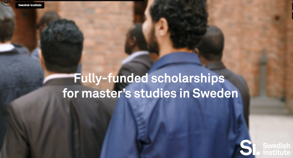 Scholarship for masters studies in Sweden