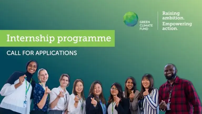 Green Climate Fund (GCF) Internship Programme 2026: Fully Paid Opportunity for Master’s & PhD Students