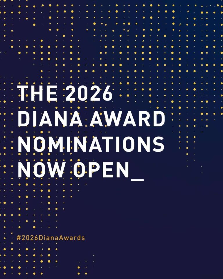 2026 Diana Award Nominations Now Open – Celebrate Inspiring Young Changemakers