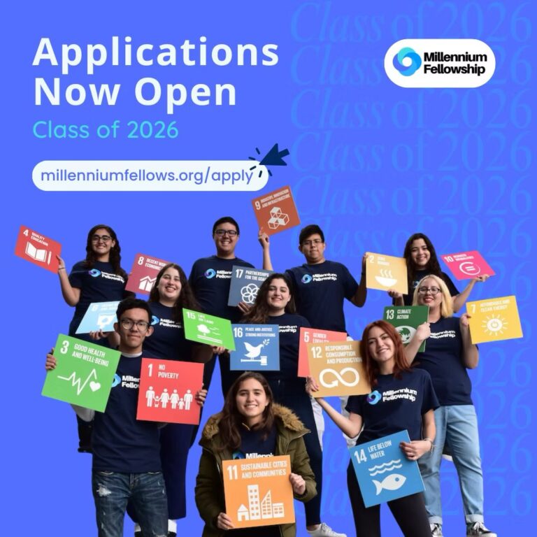 Millennium Fellowship 2026: A Fully Free Leadership Development Program for Undergraduate Changemakers