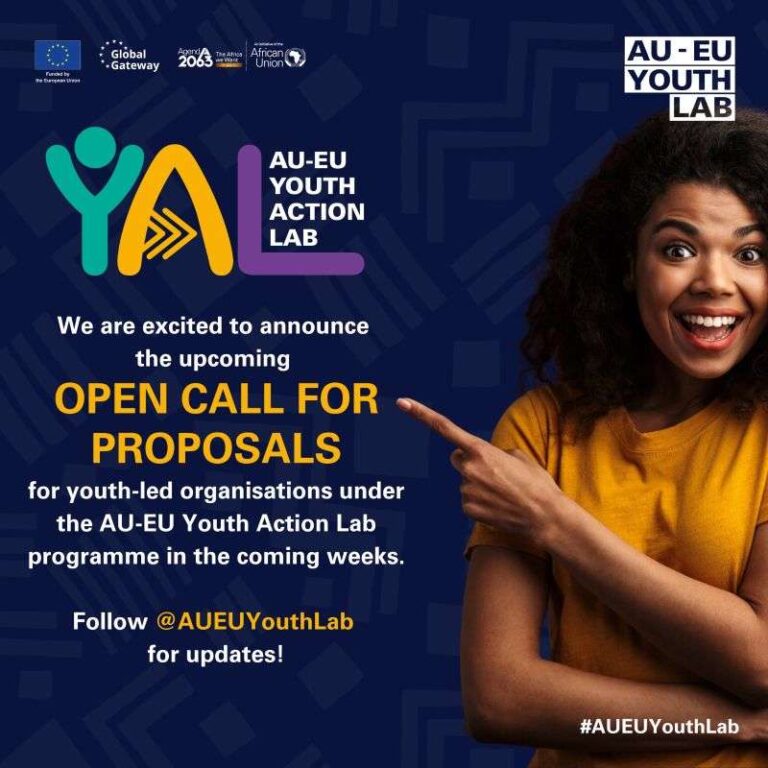 AU–EU Youth Action Lab Grants 2025 (Second Cohort): Call for Proposals NOW LIVE — Apply for Fully Funded Opportunities for Youth-Led Initiatives