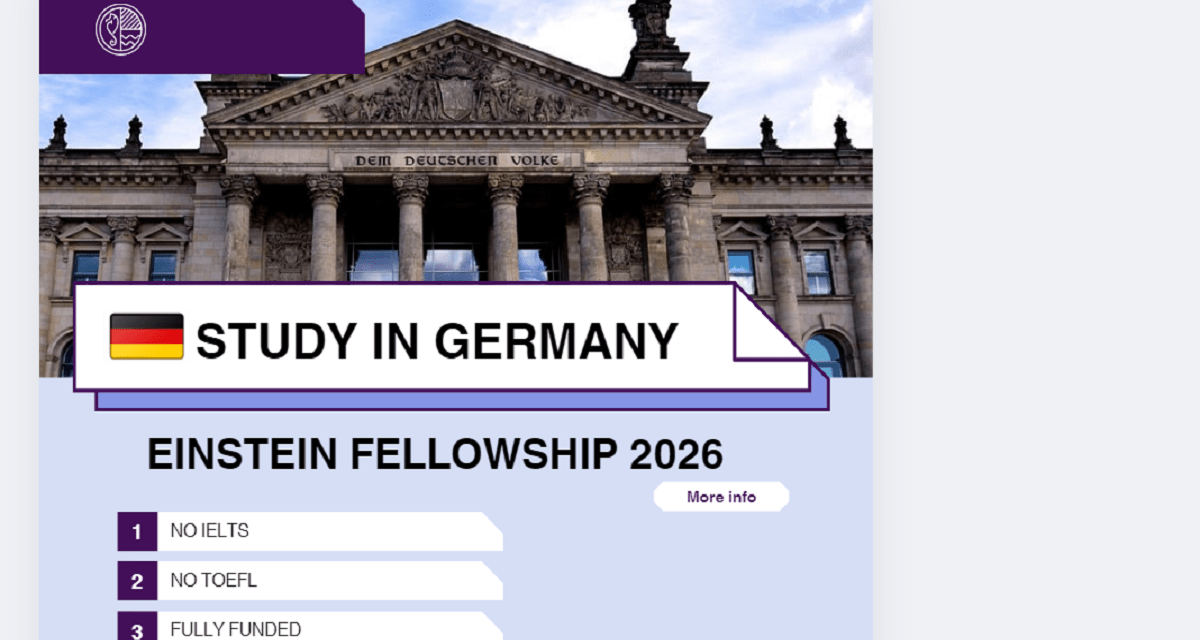 Einstein Fellowship Germany 2026 Scholarship