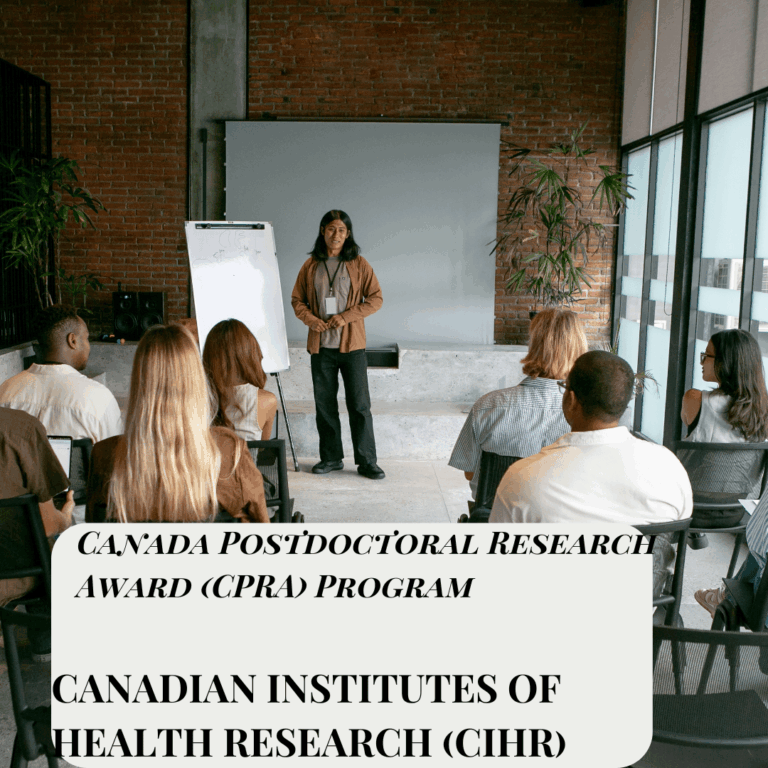 Canada Postdoctoral Research Award (CPRA) — Empowering the Next Generation of Researchers