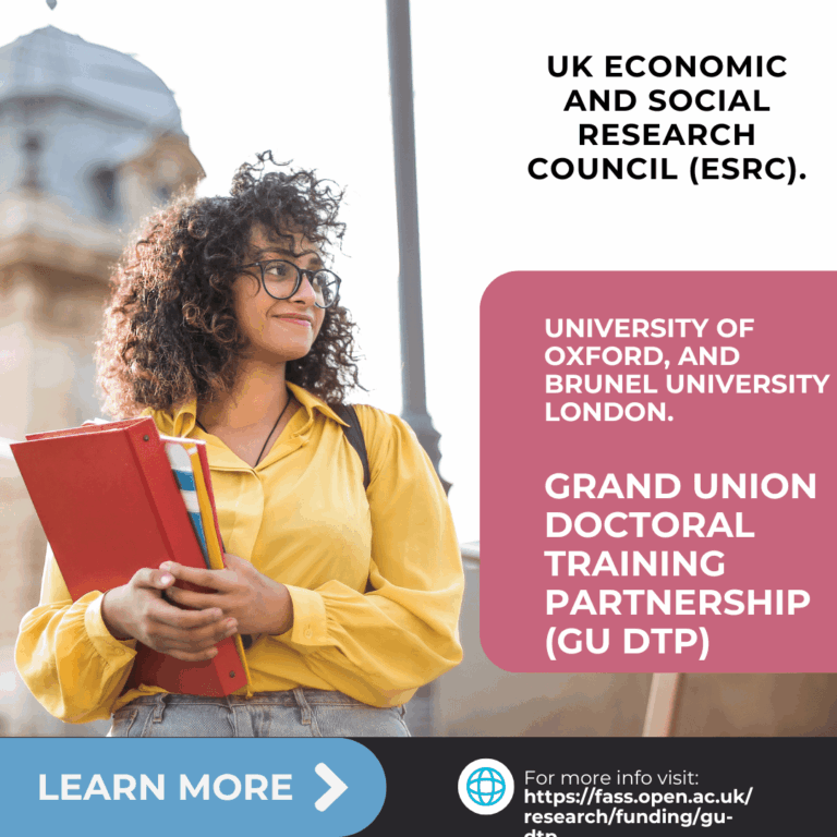 Grand Union Doctoral Training Partnership: Advancing Research Excellence Across the UK