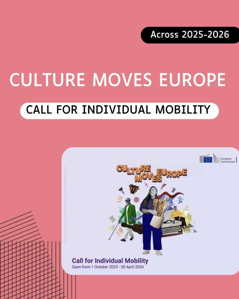 Culture Moves Europe: Call for Individual Mobility 2025–2026