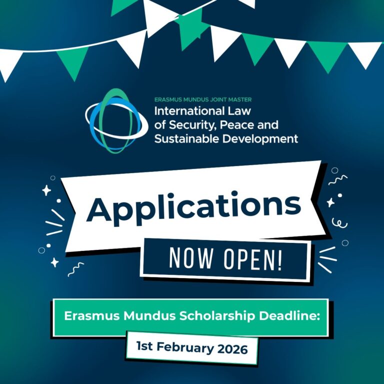 Erasmus Mundus Joint Master in ILSPSD Scholarship
