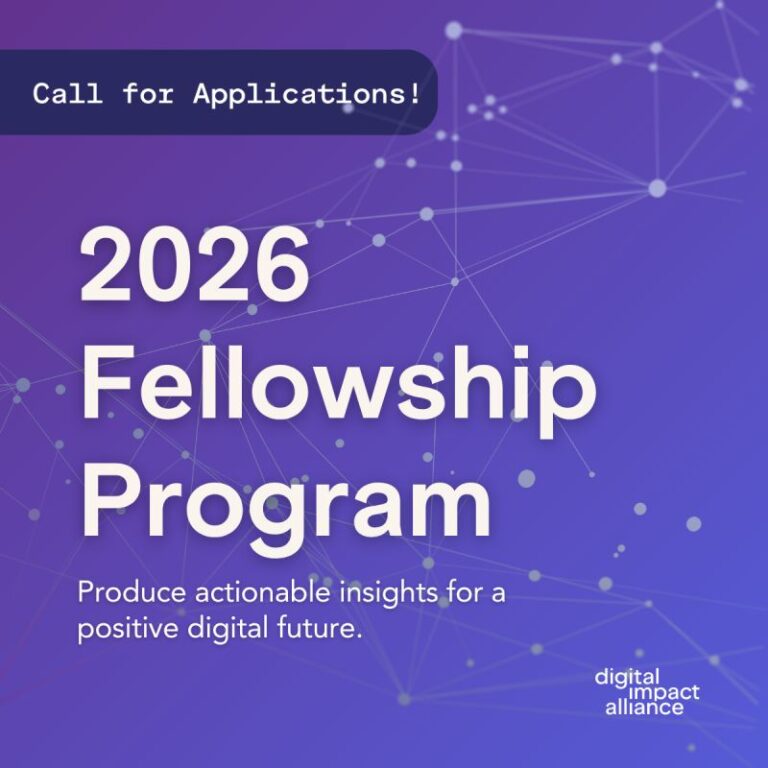 Digital Impact Alliance (DIAL) Fellows Program: Remote Opportunity for Experts in Digital Transformation