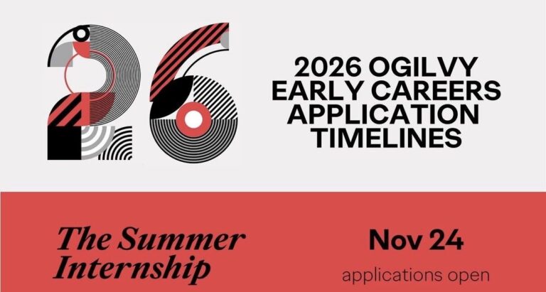 Applications Now Open: Ogilvy’s No-Degree-Required Rotational Program & Paid Summer Internship
