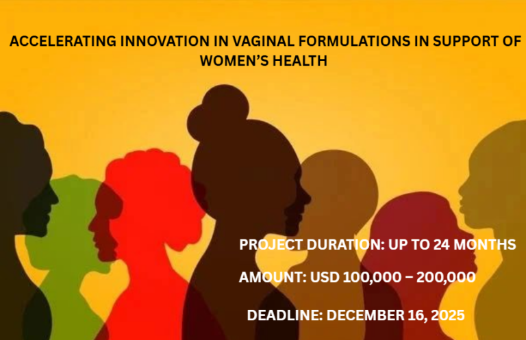 Accelerating Innovation in Vaginal Formulations in Support of Women’s Health