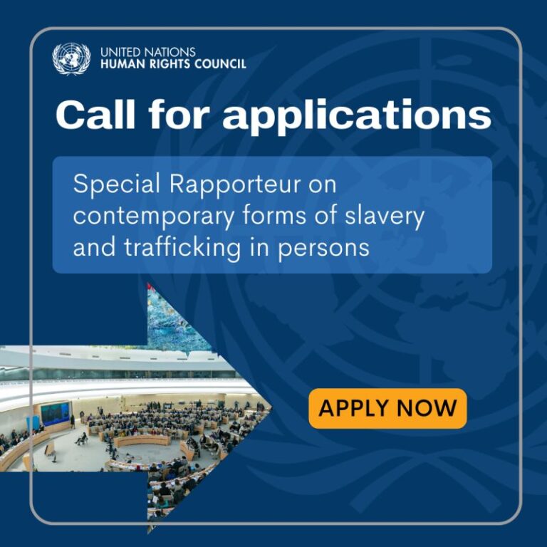 UN Human Rights Council Call for Applications