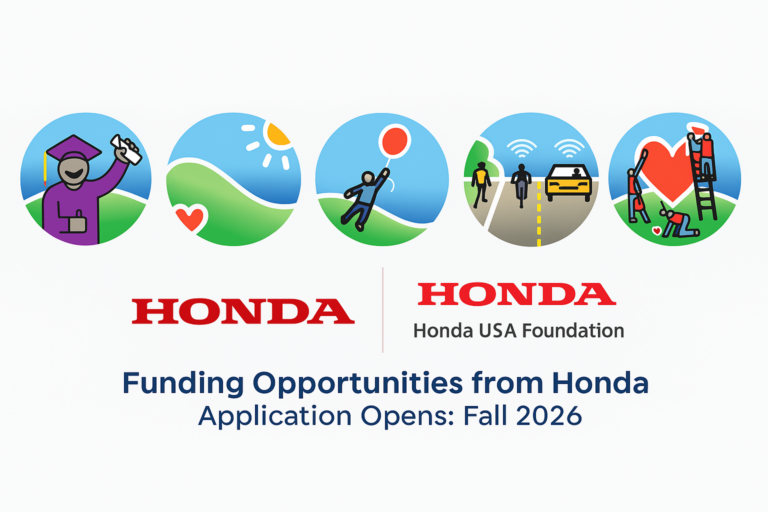Funding Opportunities from Honda and the Honda USA Foundation