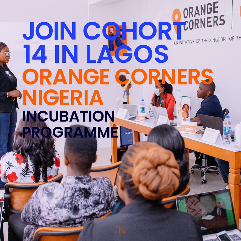 Orange Corners Nigeria Incubation Programme: Empowering the Next Generation of Entrepreneurs