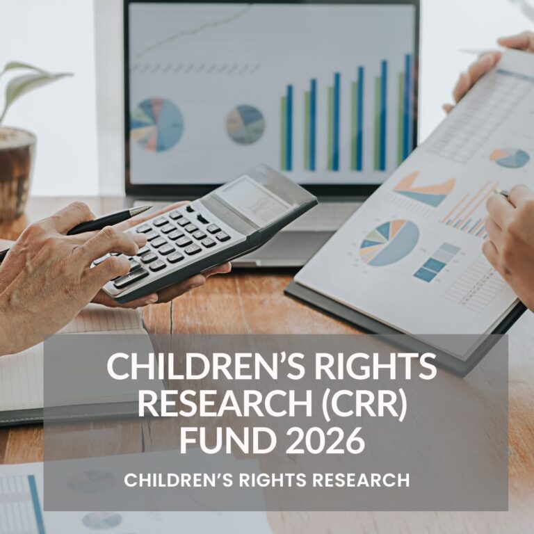 Grants for Children’s Rights Education or Research Projects 2026 – Apply for Funding up to €5,000