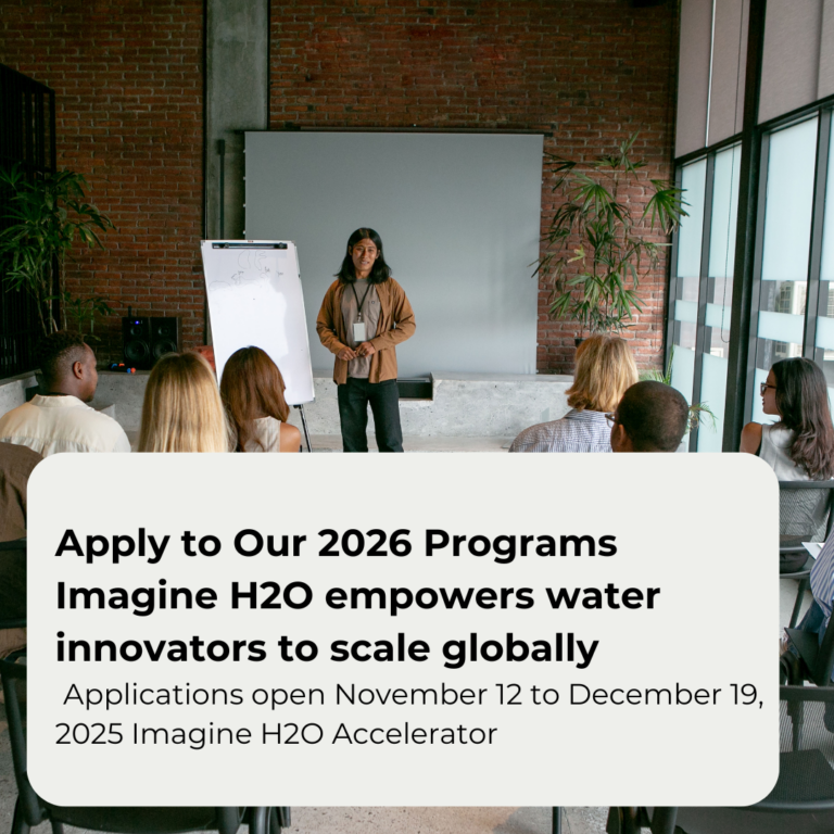 Imagine H2O 2026 Accelerator — Applications Now Open (U.S. & Asia)
