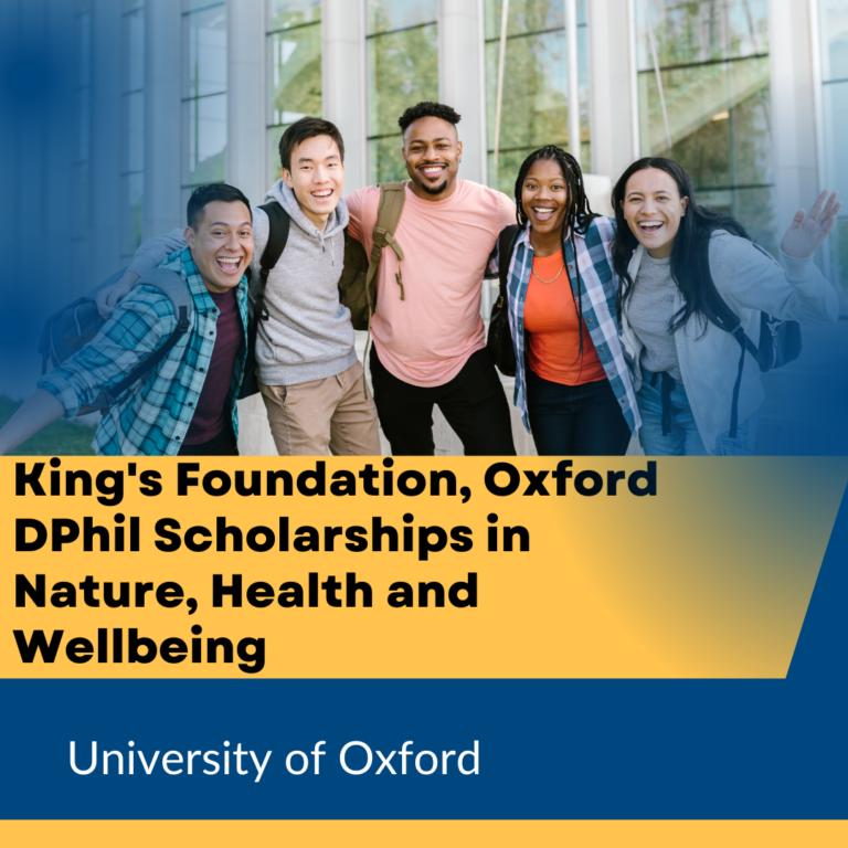 King’s Foundation Oxford DPhil Scholarships