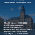 Fully-Funded Scholarship Opportunity in Germany with the Friedrich Ebert Foundation