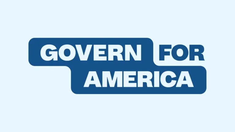 Govern For America Fellowship 2026: Applications Now Open