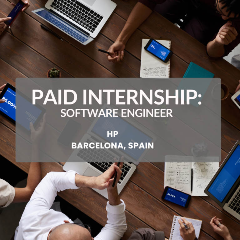 Paid Internship – Software Engineer (Climate Action) | HP, Spain 2026