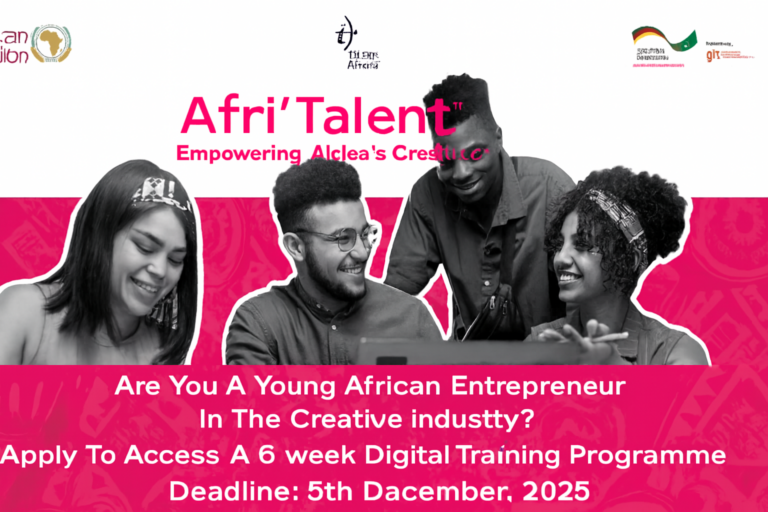 Call for Applications: Afri’Talent Digital Learning Platform for Creative Entrepreneurs in Africa