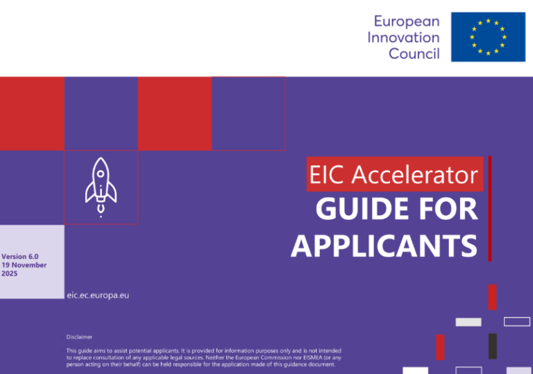 Apply Now: EIC Accelerator 2026 – Grants Up to €2.5M and Equity Up to €10M for Deep-Tech Startups