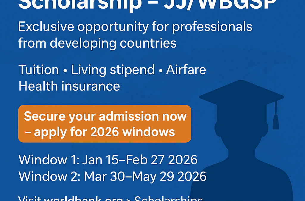 The Joint Japan/World Bank Graduate Scholarship Programme