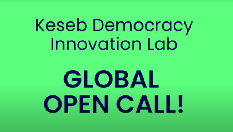 Apply for the Keseb Democracy Innovation Lab 2026