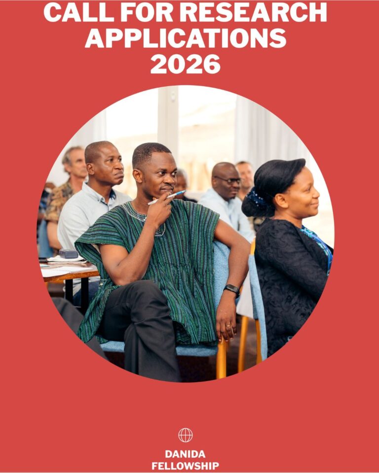 Danida Fellowship Centre Research Grants 2026 – Phase 1