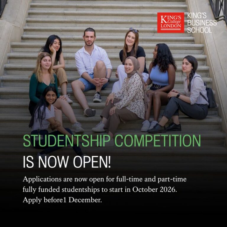 King’s Business School PhD: How to Apply for the 2026 Management and Economics MPhil/PhD Programmes