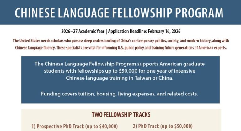 Chinese Language Fellowship Program – Full Guide, Eligibility, Funding, and How to Apply for 2026–27