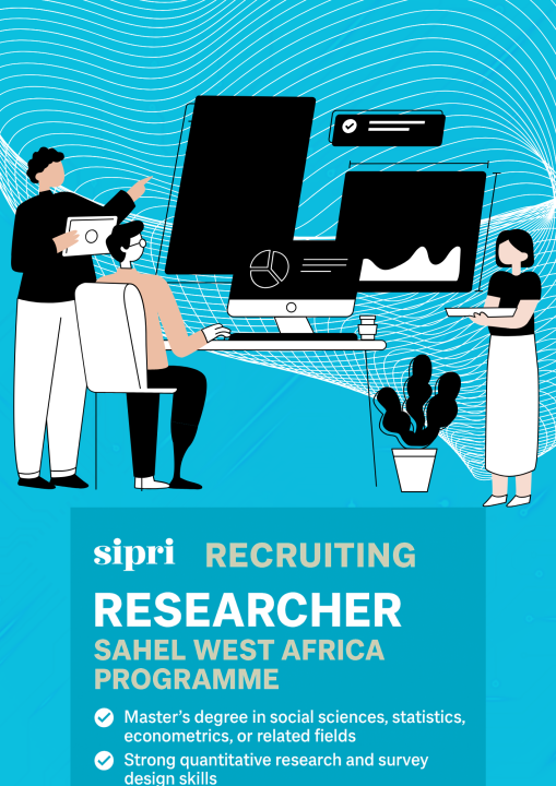 SIPRI Sahel West Africa Researcher Position – Fully Funded Research Opportunity in Solna