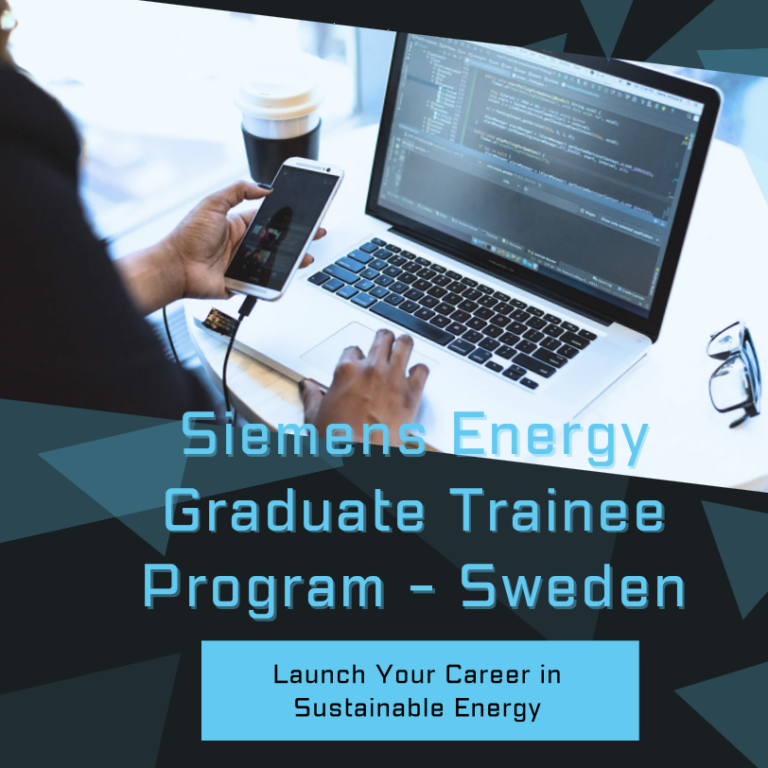 Siemens Energy Graduate Trainee Program - Sweden: Launch Your Career in Sustainable Energy